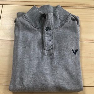 American Eagle 1/4 button sweater
